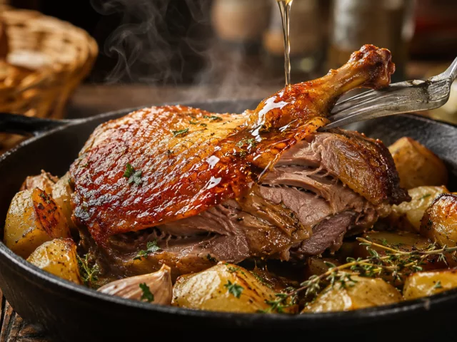 Confit de canard au four croustillant et fondant 4 Confit de canard au four croustillant et fondant