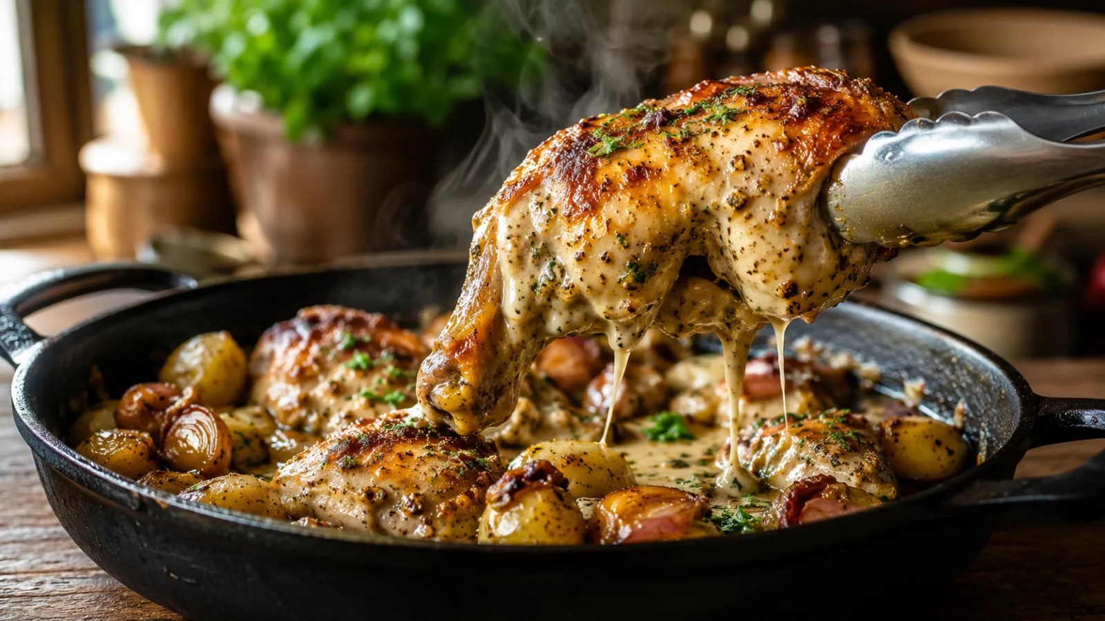 Cuisses de poulet moutarde au four fondantes 1 Cuisses de poulet moutarde au four fondantes