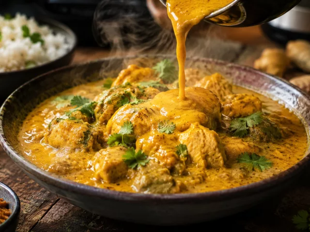 Curry de poulet au lait de coco au Cookeo ultra crémeux