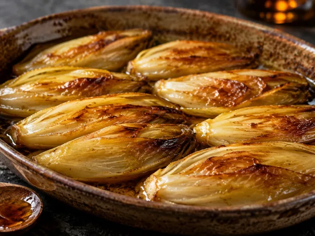 Endives braisées au four fondantes et caramélisées 2 Endives braisées au four fondantes et caramélisées