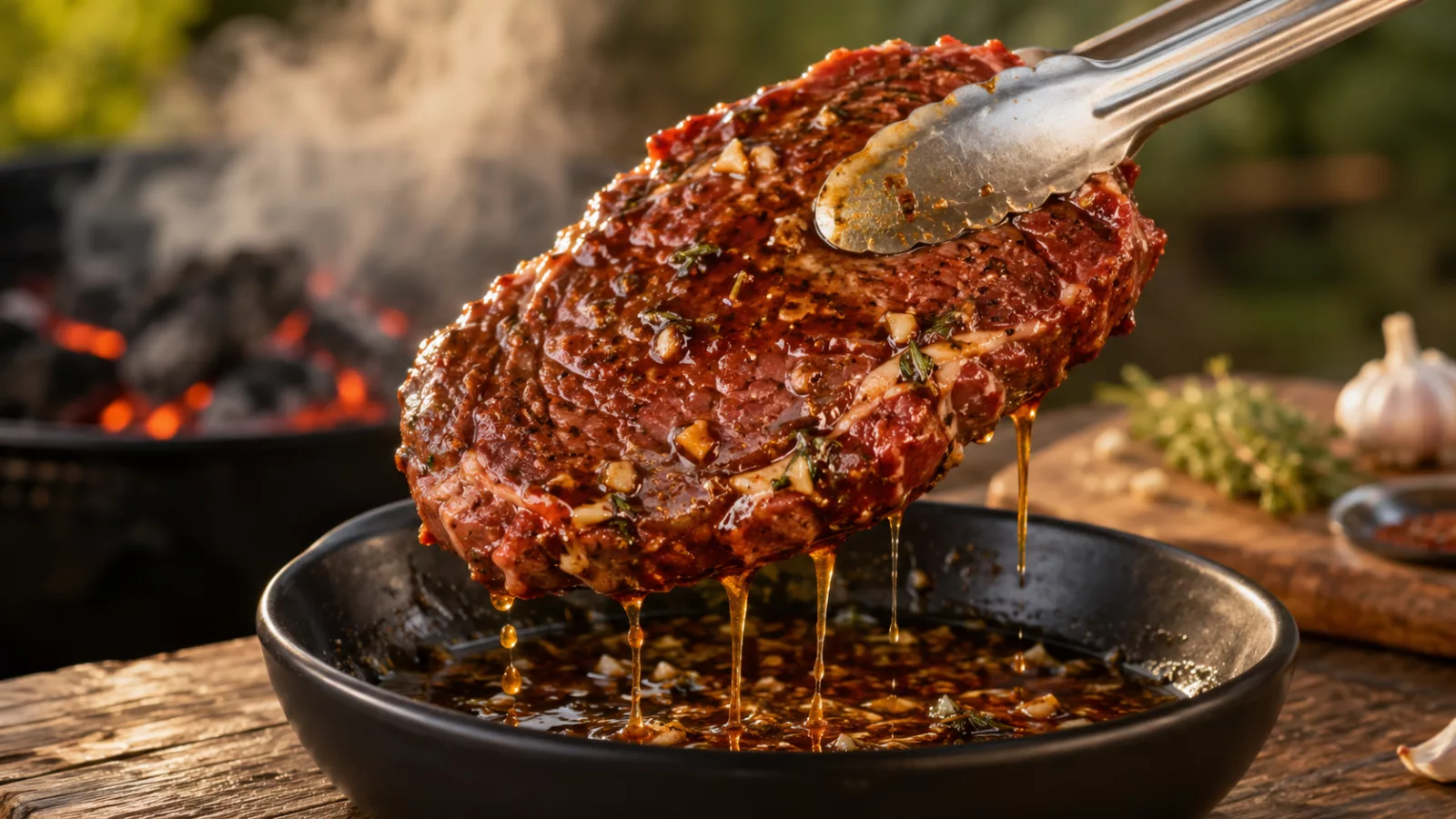 La marinade pour viande rouge au barbecue qui rend chaque grillade incroyablement tendre et savoureuse 1 La marinade pour viande rouge au barbecue qui rend chaque grillade incroyablement tendre et savoureuse