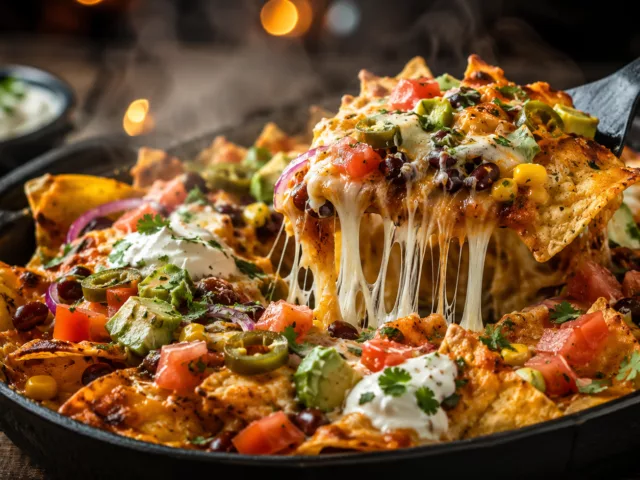 Nachos au four gratinés 4 Nachos au four gratinés