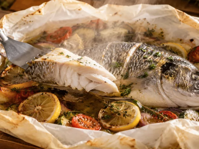 Papillote de dorade grise au four 4 Papillote de dorade grise au four