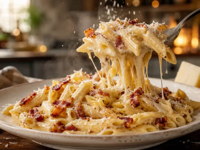 Pâtes carbonara au cookeo 3 Pâtes carbonara au cookeo