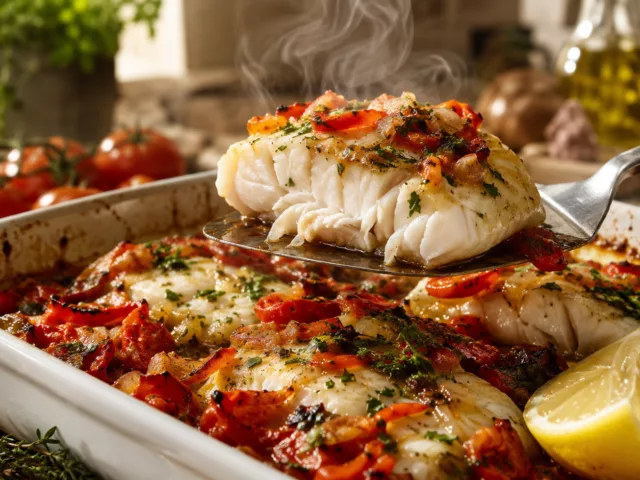 Poisson au four a la provencale 2 Poisson au four a la provencale