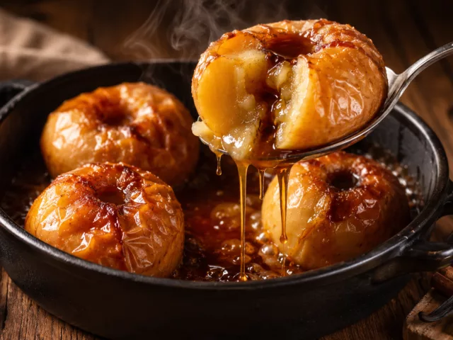 Pommes au four caramelisees 2 Pommes au four caramelisees