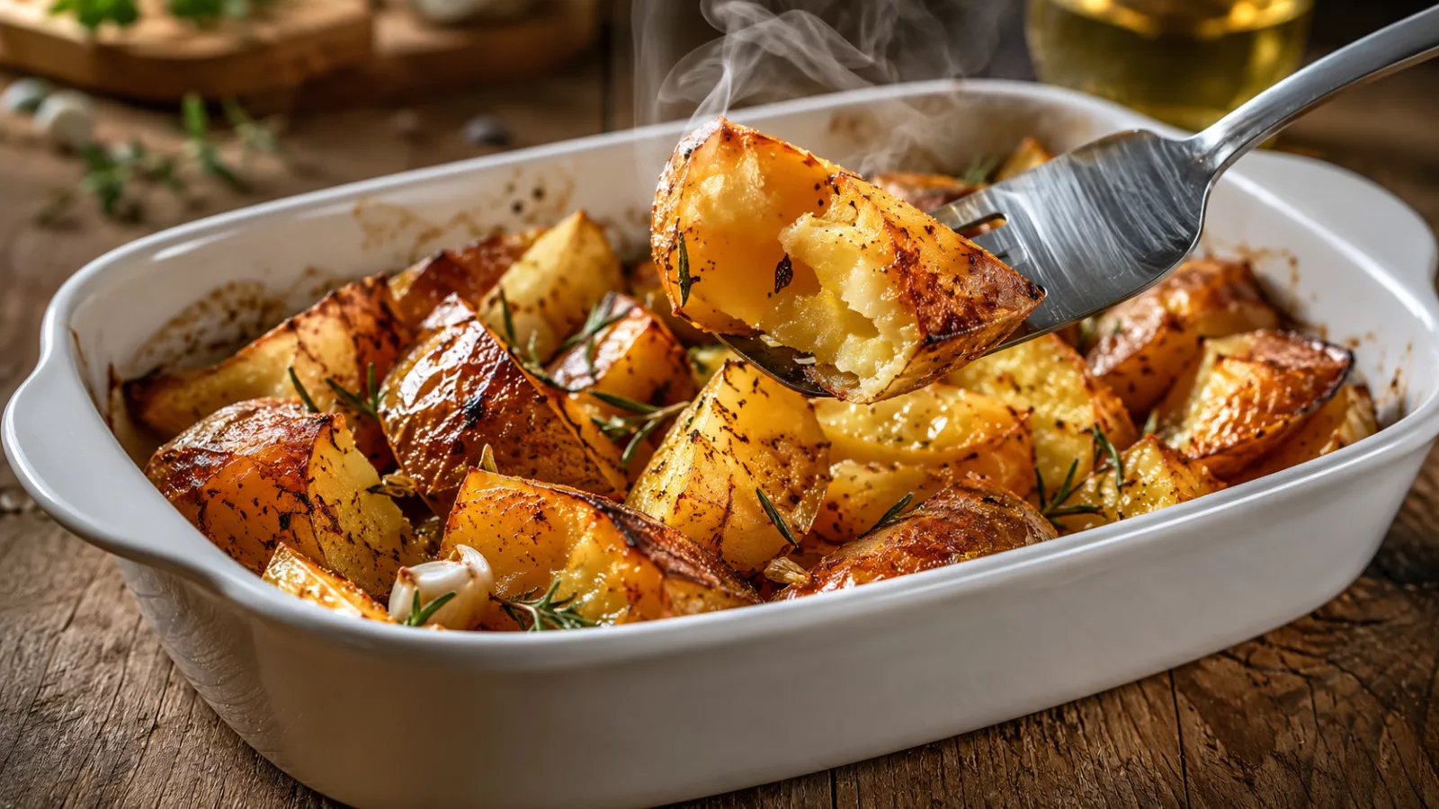 Pommes de terre au four croustillantes 1 Pommes de terre au four croustillantes