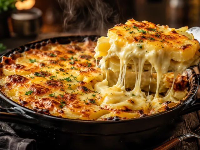 Pommes de terre aux fromages au four 2 Pommes de terre aux fromages au four