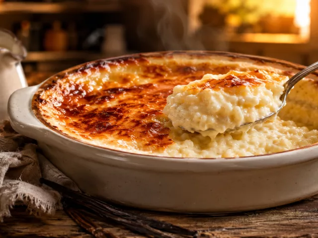 Riz au lait cuit au four fondant et gourmand 3 Riz au lait cuit au four fondant et gourmand