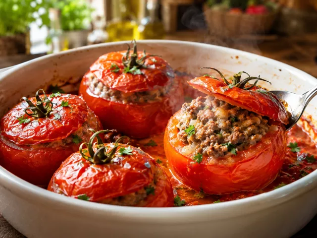 Tomates farcies au cookeo 4 Tomates farcies au cookeo