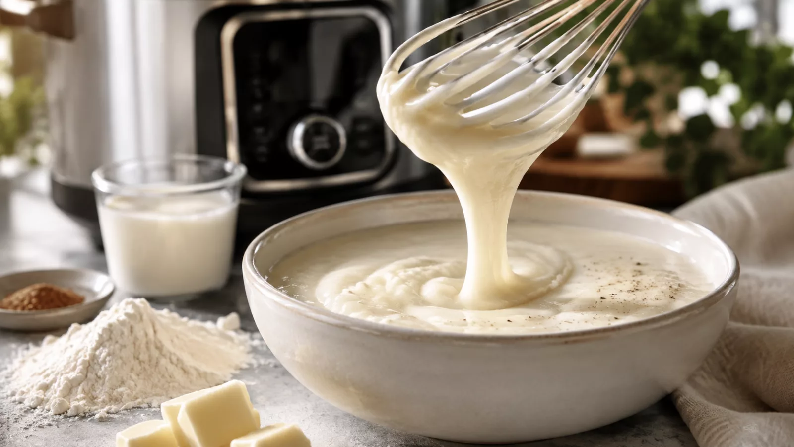 Bechamel au Cookeo facile et onctueuse 1 Bechamel au Cookeo facile et onctueuse