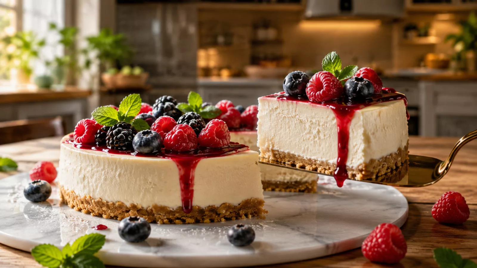 Cheesecake sans four ultra crémeux 1 Cheesecake sans four ultra crémeux