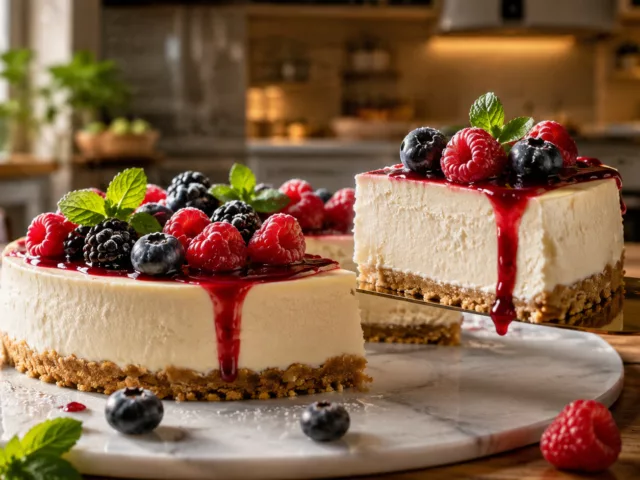 Cheesecake sans four ultra crémeux 2 Cheesecake sans four ultra crémeux