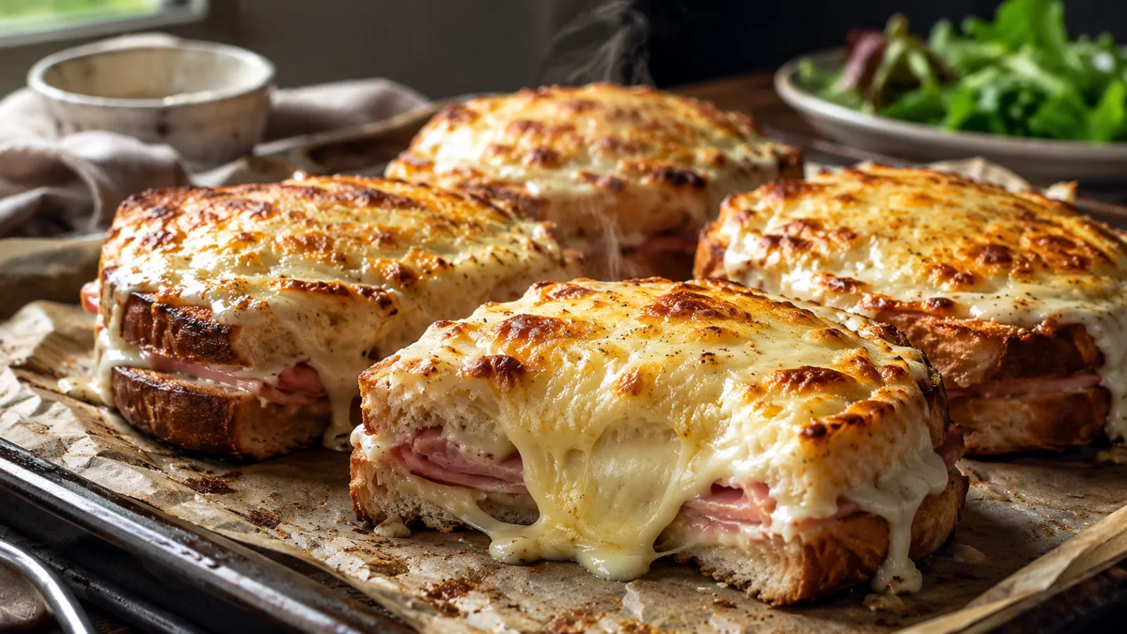 Croque monsieur au four ultra fondant 1 Croque monsieur au four ultra fondant