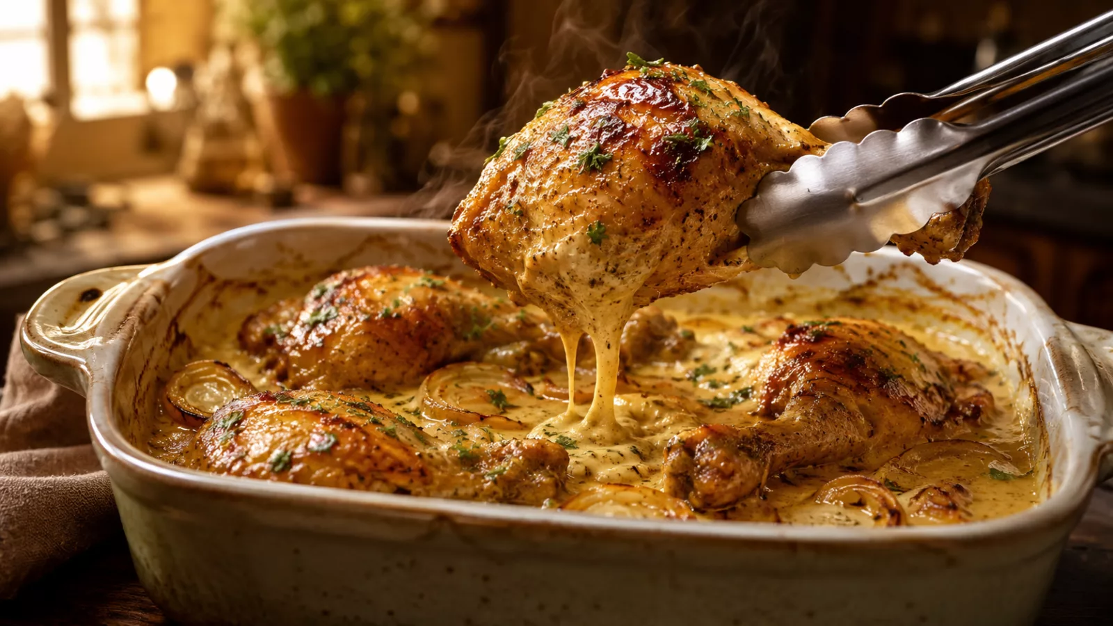 Cuisse de poulet au curry au four facile 1 Cuisse de poulet au curry au four facile