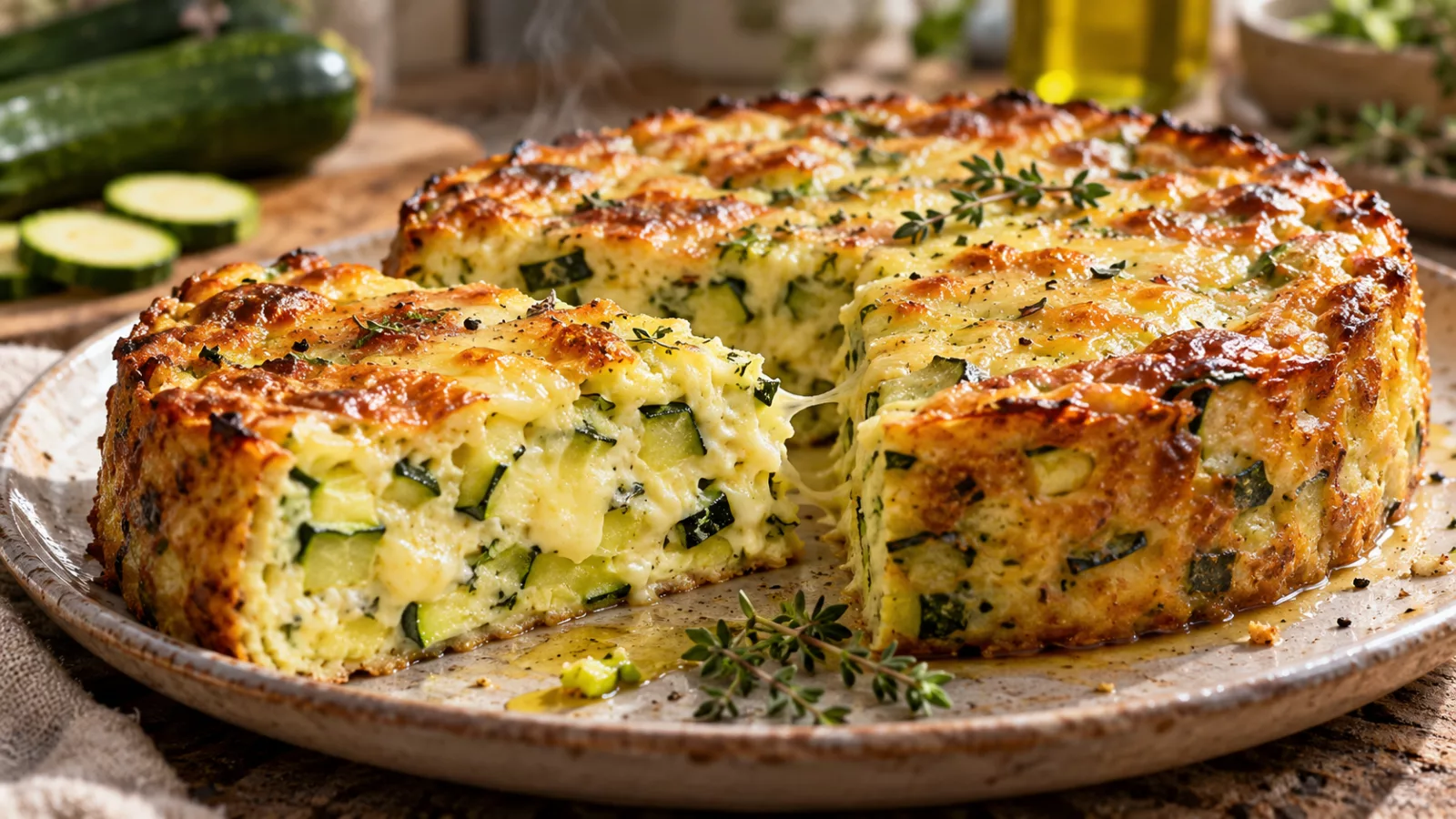 Flan de courgettes au cookeo 1 Flan de courgettes au cookeo