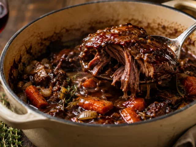 Joues de porc au four fondantes