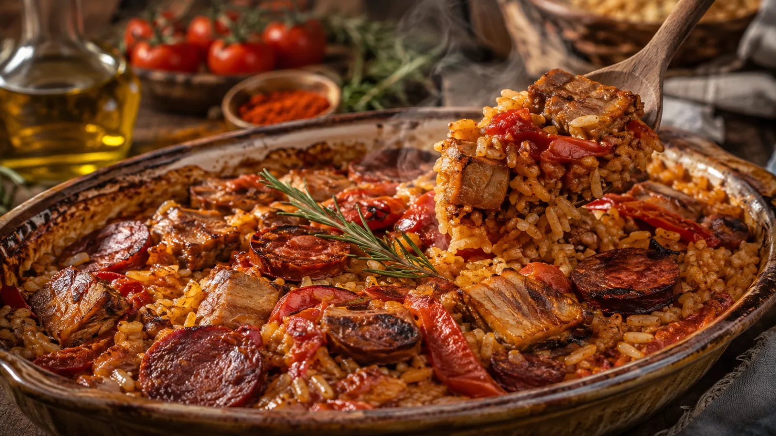Riz espagnol au four arroz al horno 1 Riz espagnol au four arroz al horno