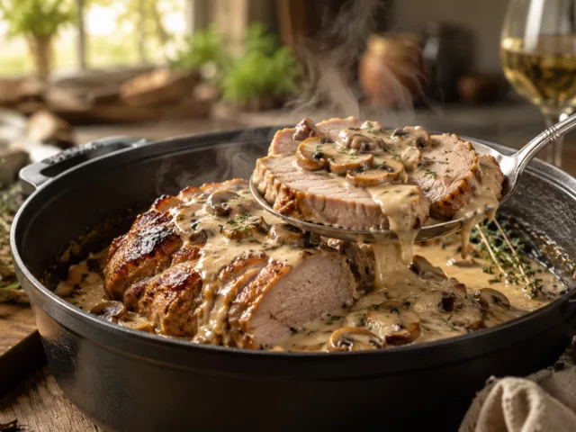Roti de veau en cocotte aux champignons au cookeo 3 Roti de veau en cocotte aux champignons au cookeo