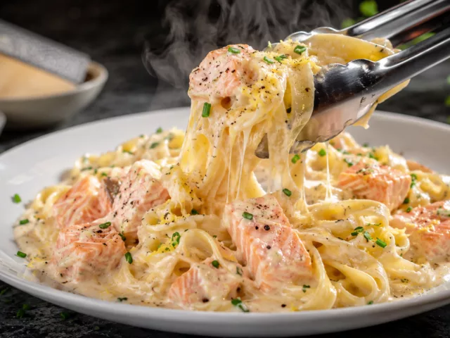 Tagiatelles au saumon frais au cookeo 2 Tagiatelles au saumon frais au cookeo