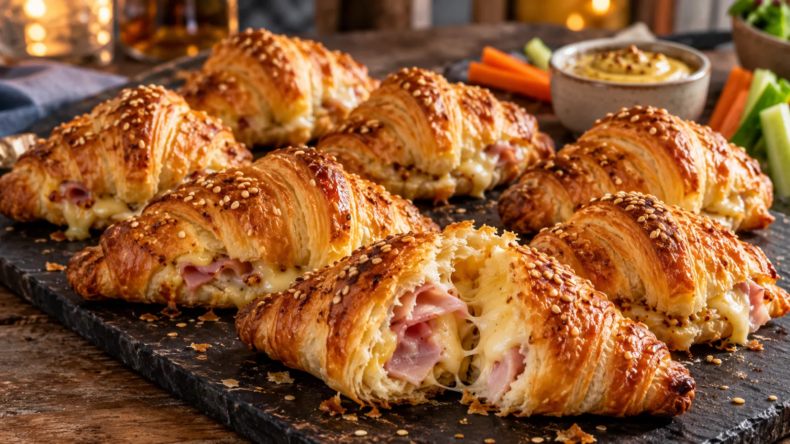 Croissants fourrés pour l apéro faciles et gourmands 1 Croissants fourrés pour l apéro faciles et gourmands