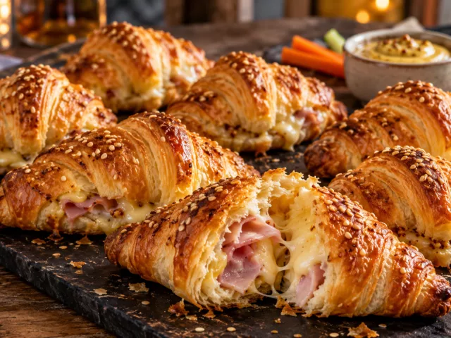 Croissants fourrés pour l apéro faciles et gourmands 2 Croissants fourrés pour l apéro faciles et gourmands
