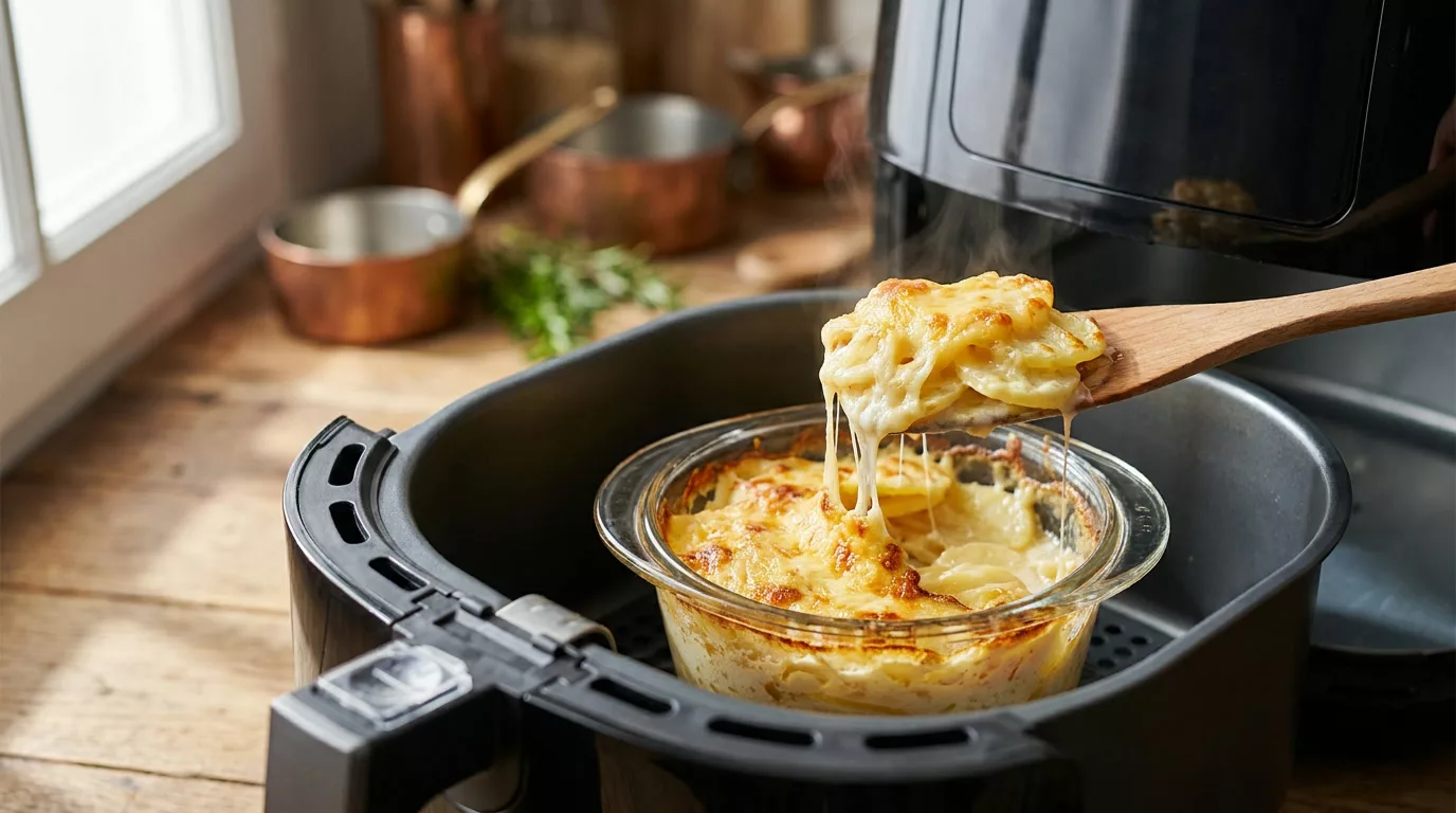 Gratins, lasagnes, flans : ces plats qu’on ne pense pas à cuire à l’airfryer