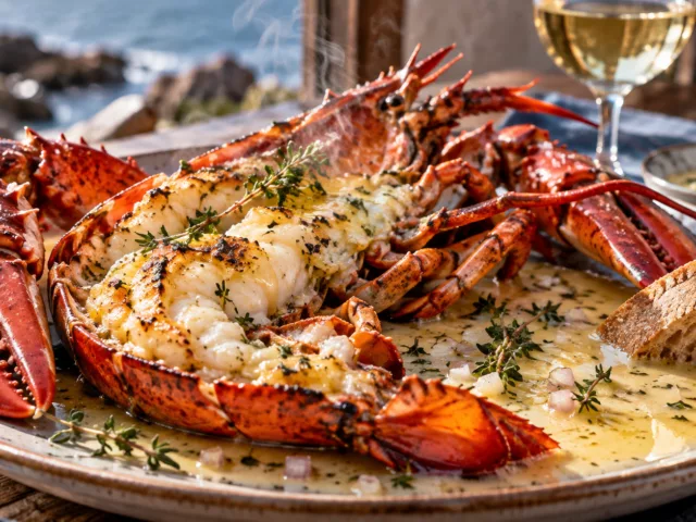 Homard breton rôti au four au beurre salé des frères Jaguin 2 Homard breton rôti au four au beurre salé des frères Jaguin