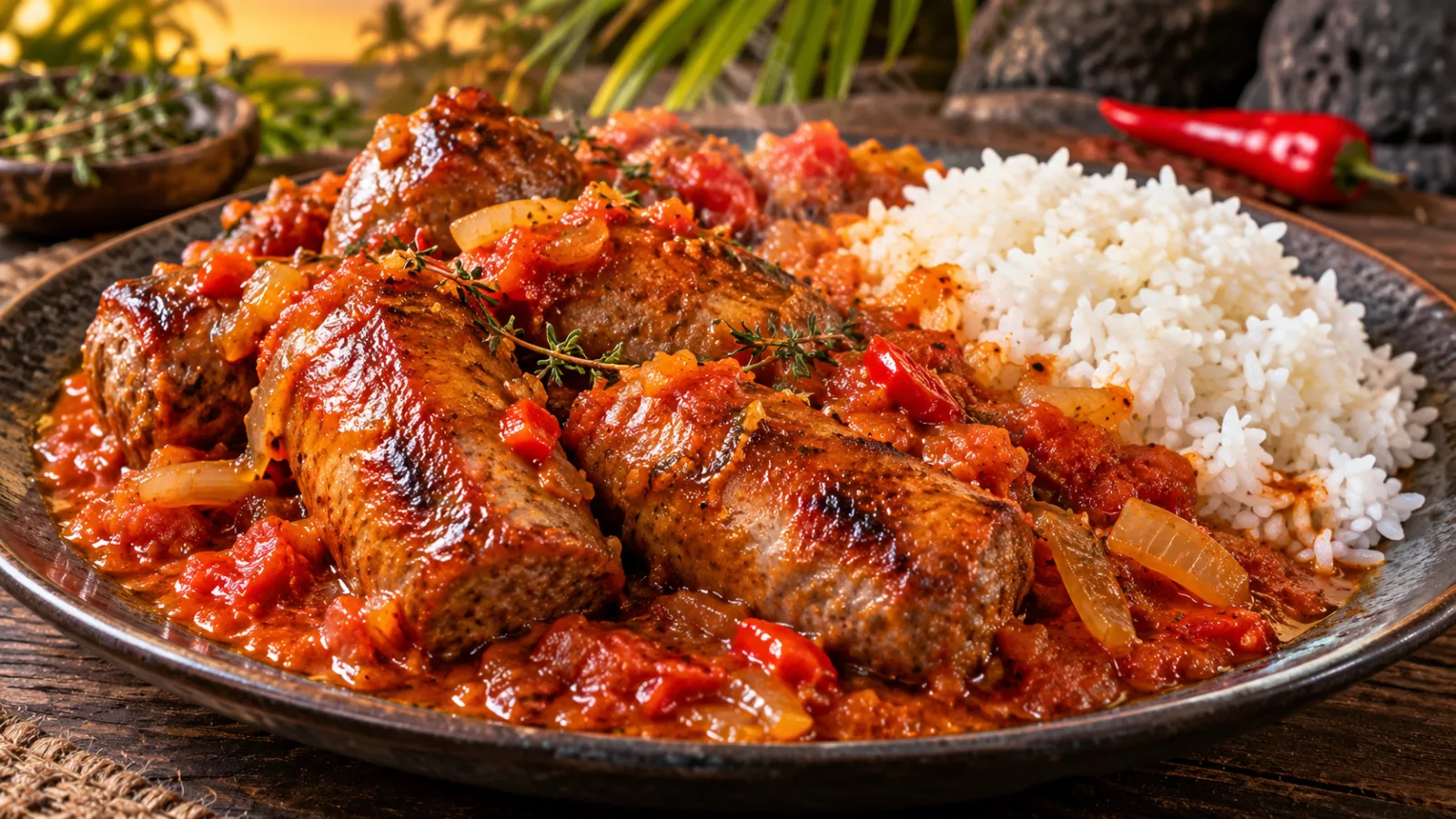 Rougail saucisse au Cookeo 1 Rougail saucisse au Cookeo