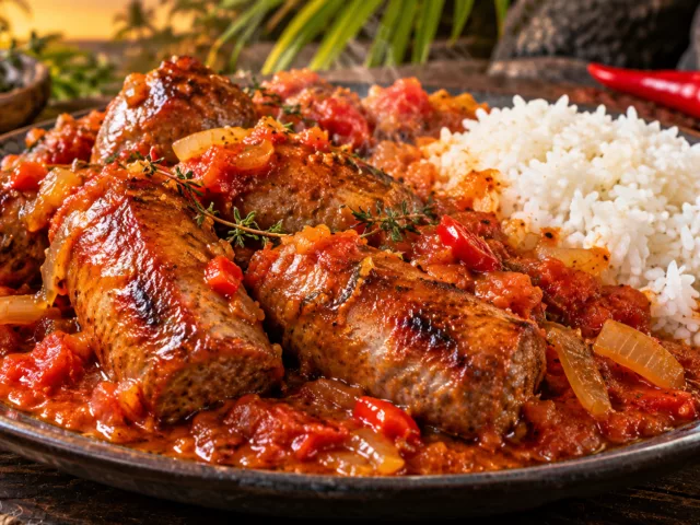 Rougail saucisse au Cookeo 2 Rougail saucisse au Cookeo