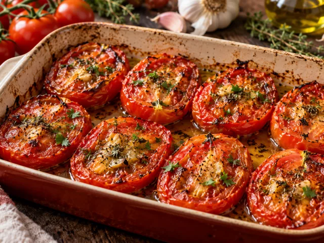 Tomates au four fondantes et caramélisées 2 Tomates au four fondantes et caramélisées