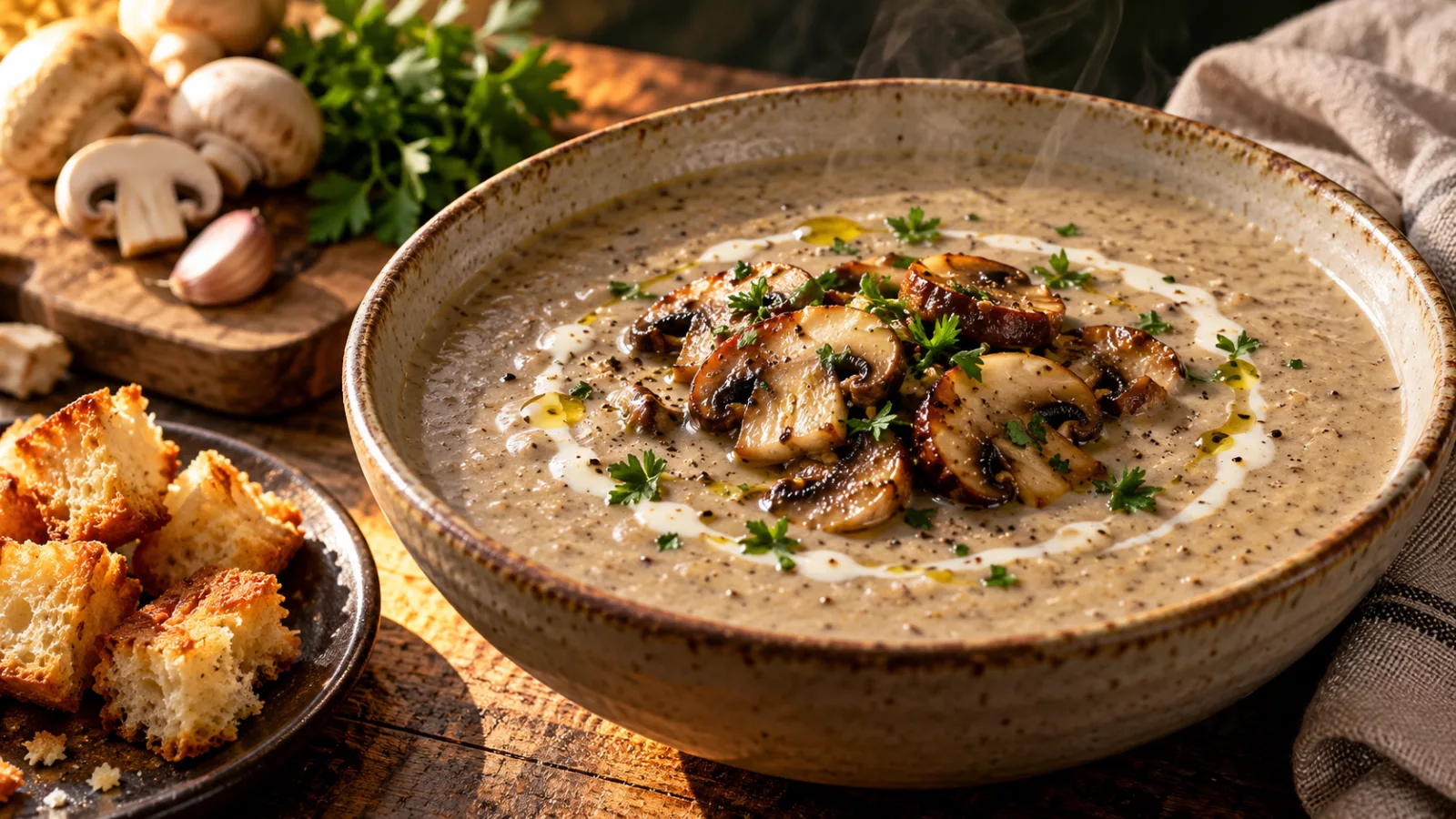 Velouté de champignons au Cookeo facile et crémeux 1 Velouté de champignons au Cookeo facile et crémeux